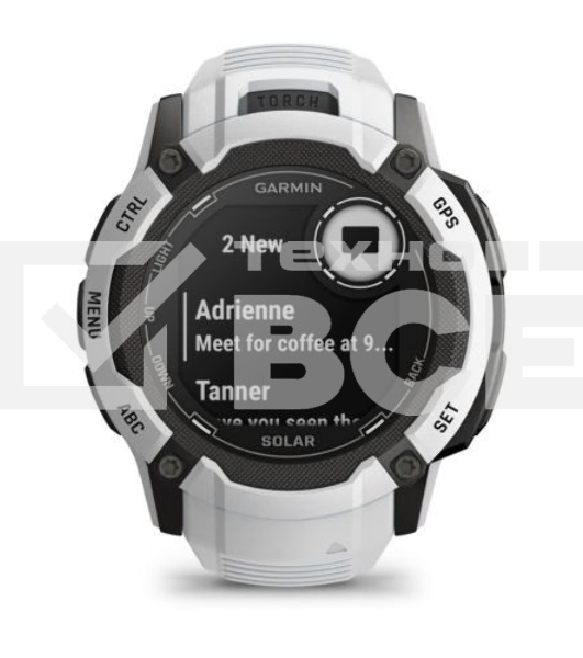 Смарт-часы Garmin Instinct 2X Solar белый 50мм