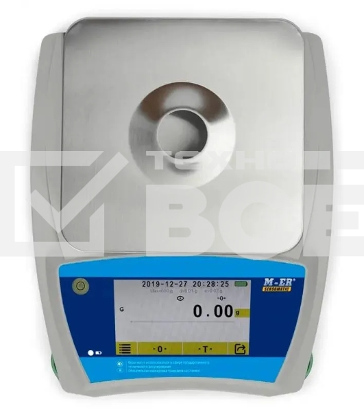 Весы лабораторные Mertech M-ER 123АCFJR-300.01 (3179) белый, до 0.3 кг