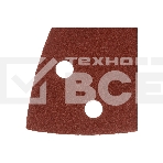 Треугольник абразивный Denzel на ворc. подложке под 