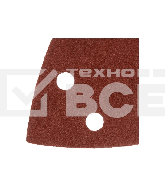 Треугольник абразивный Denzel на ворc. подложке под 