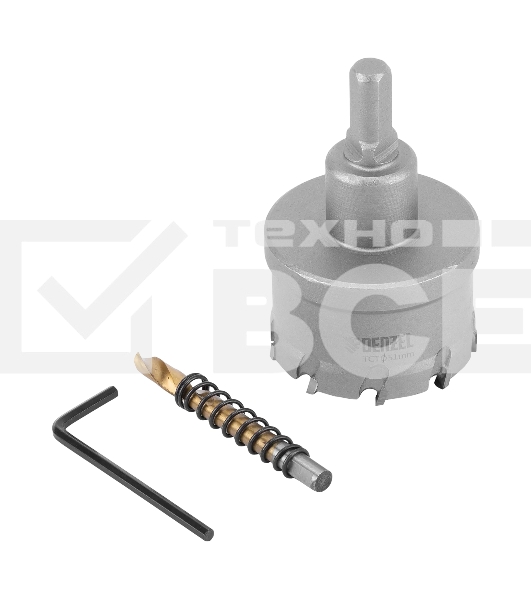 Коронка по металлу Denzel твердосплавная, 51 мм