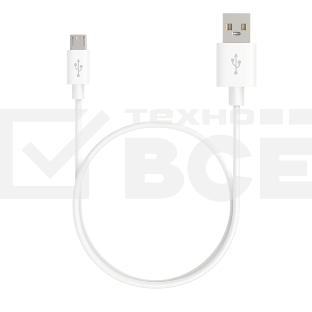 Кабель Maxvi MC-01 plus white USB-A - microUSB, 2A ток макс. нагрузки 2А, макс. напряжение 5V; стандарт USB 2.0; длина 1.2м, материал PVC, белый