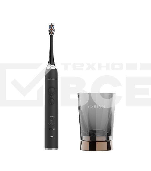 Зубная щетка электрическая Garlyn Smile Crystalcare black