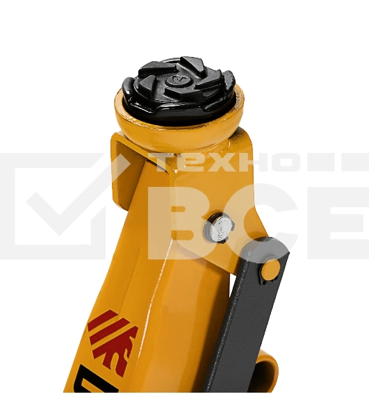 Домкрат гидравлический подкатной с фиксатором Denzel, 2 т, 130-330 мм 51153