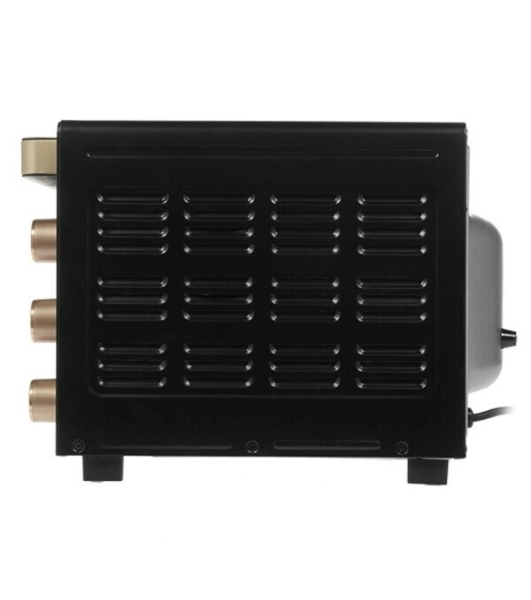 Мини-печь Kraft KF-MO 3506 KGLB (черный/золото) с дисплеем