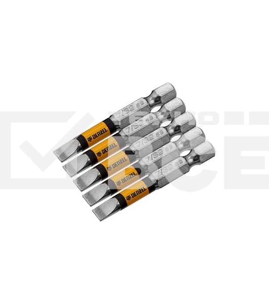 Набор бит Denzel SL7/32'x2', 5 шт.