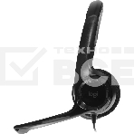 Гарнитура проводная Logitech Headset H390 USB черный, фото13