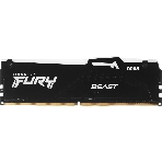 Оперативная память Kingston Fury Beast, DDR5, 16Gb (1x16 Gb), 6400 MHz, CL32, радиатор, RGb, черный, фото6