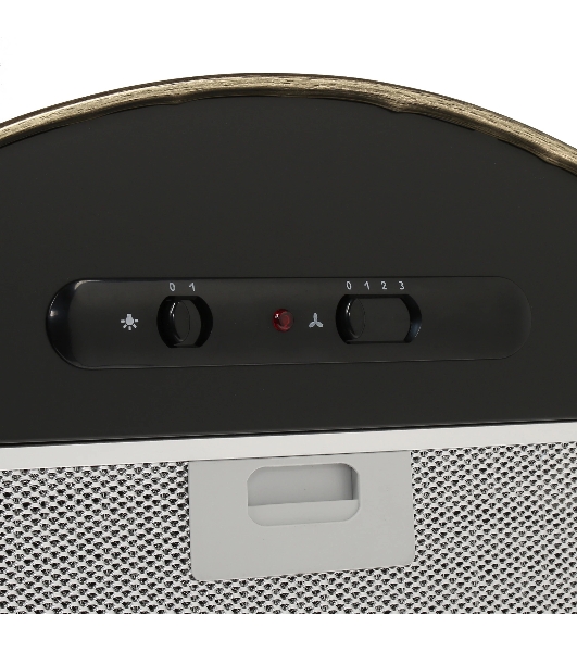 Вытяжка каминная Elikor Эпсилон 60П-430-П3Л черный/золотистый, 60 см, 430 куб. м/ч, 54 дБ