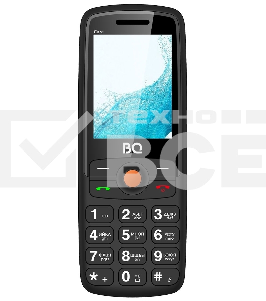 Мобильный телефон BQ 2459 Care черный