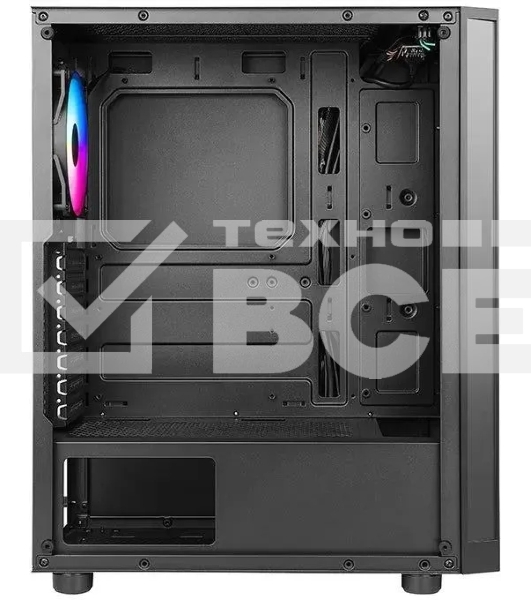 Компьютерный корпус Azza Spectra черный без БП ATX 7x120mm 2x140mm 2xUSB2.0 1xUSB3.0 audio bott PSU