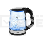 Чайник электрический BRAYER BR1040BK 2220Вт, 2 л, стекл., черный., фото 1