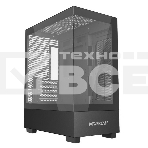 Корпус компьютерный Powercase Vision Micro M, Tempered Glass, чёрный, mATX  (CVMMB-L0), фото 1