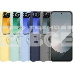 Чехол (клип-кейс) Samsung для Samsung Galaxy Z Flip6 Silicone Case Silicone Case Flip 6 (F741) серый (EF-PF741TJEGRU), фото4