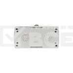 Розетка EKF Мурманск EFR16-129-30-54 2-местная 16А с заземлением с крышкой IP54 серый с защитными шторками, фото3