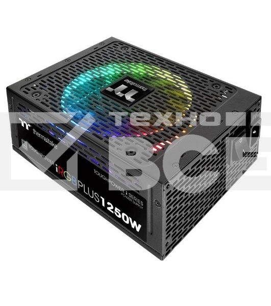 Блок питания Thermaltake PS-TPI-1250F3FDTE-1, 1250Вт, 80 PLUS Titanium, 140мм, модульный, черный