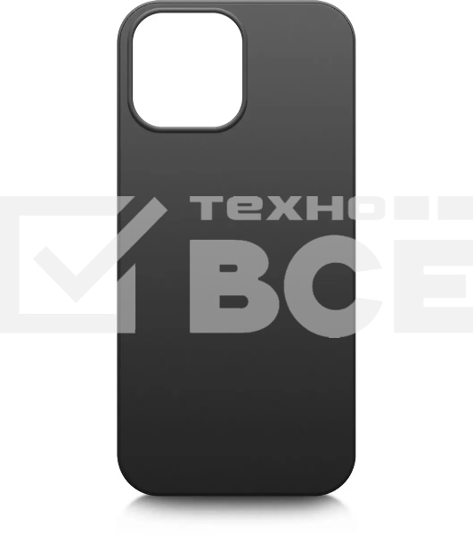 Чехол (клип-кейс) BoraSCO Silicone Case для Apple iPhone 13 Pro Max черный (матовый)