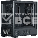 Компьютерный корпус Zalman P10 NAMU, MATX, черный, WINDOW, FRONT COVER WALNUT, 2x3.5