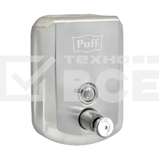 Дозатор для жидкого мыла из нерж. стали puff-8705 хром, 500 мл, 17х12х12 см с ключом
