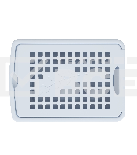 Корзина для белья Альтернатива Виолетта М2444 30 л, голуб .