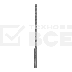 Бур по бетону Denzel цельная крестовая пластина, 6x165 мм, SDS PLUS, фото8