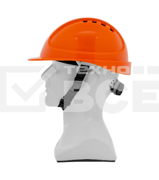 Каска защитная ударопрочная Denzel ABS/PC, плавная регулировка, модель 