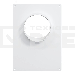 Площадка торцевая пластиковая ERA 180х250 фланец D130 130ПТП, фото3