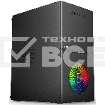Компьютерный корпус CBR mATX Minitower V867, без БП, 1хUSB 3.0, 2хUSB 2.0, HD Audio+Mic, Rainbow Fan, Black PCC-MATX-V867-WPSU, фото7