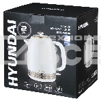 Чайник электрический Hyundai HYK-S4500 1.7 л, 2200 Вт, жемчужный/золотистый (корпус: нержавеющая сталь/пластик), фото4