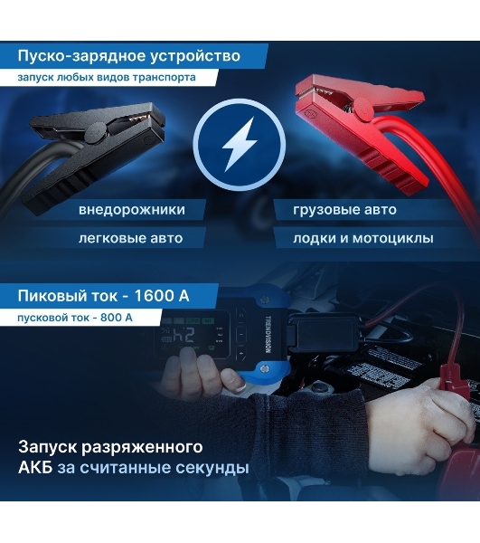 Автомобильный компрессор TrendVision Start Compressor PRO шланг 0.2м