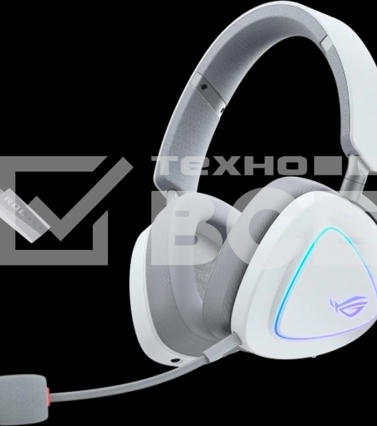 Гарнитура ASUS A701 ROG DELTA II WHT 318g 20 - 20000Hz 3,5мм 2.4GHz BT