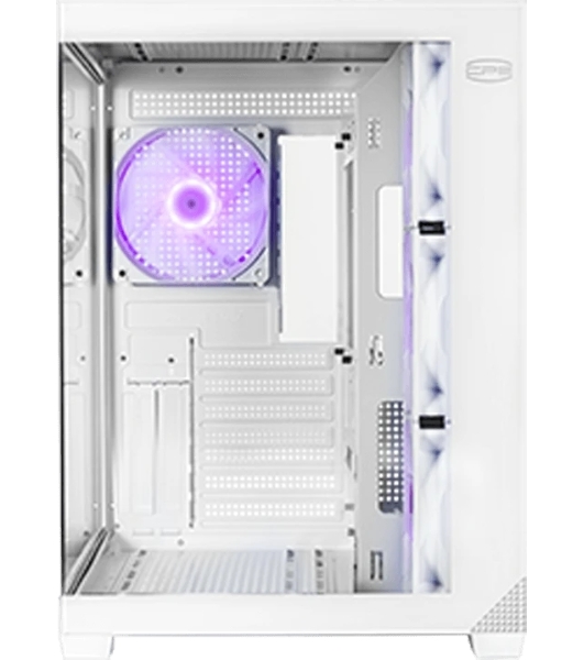 Корпус без блока питания PCCooler C3T700 ARGB WH, Midi-Tower, TG, 4x120мм ARGB, 1xUSB-A 3.0 + 1xUSB-A 2.0 + 1xUSB-C, ATX, mATX, mITX белый