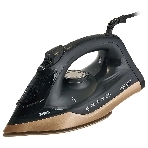 Утюг DELTA LUX DE-3007 черный/золотой, 2400 Вт, 30 г/мин, 150 г/мин, 220 мл, фото 1