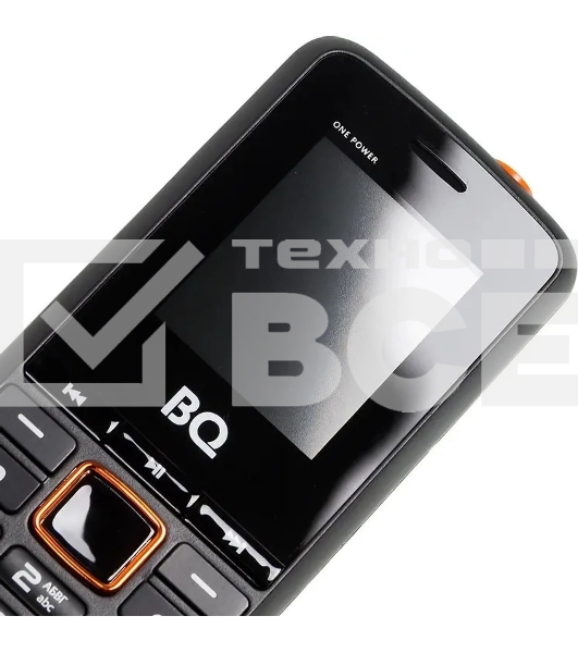 Мобильный телефон BQ 1846 One Power черный/оранжевый