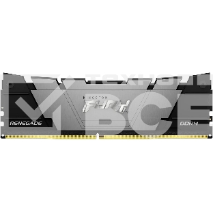 Оперативная память Kingston Fury Renegade, DDR4, 16GB (1x16GB), 4000MHz, CL19, с радиатором, черный
