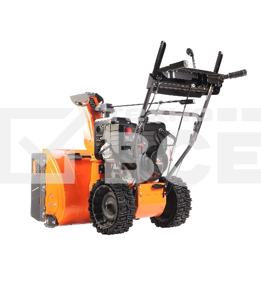 Снегоуборщик PATRIOT PRO 11 KX (коммунально-хозяйственный); 11 л.с. , усиленный редуктор, безвоздушные колёса WE3, антиадгезионное покрытие ковша и желоба.