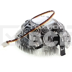 Кулер для процессора Crown CM-80 v2 серебристый/черный, 75 мм, алюминий, 2200 об/мин, 22 дБ, 3 pin, 65 Вт, 42 мм, фото4