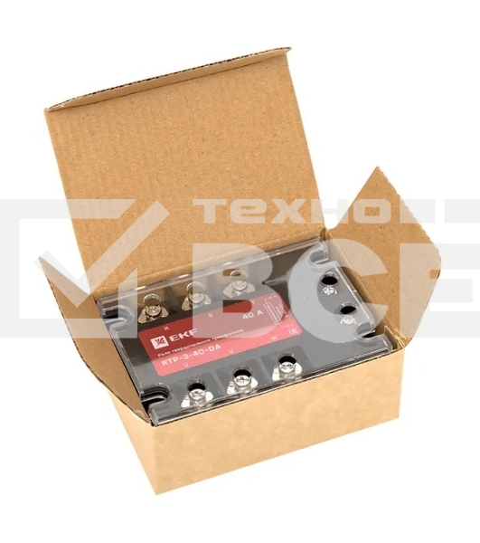 Реле твердотельное трехфазное RTP-40-DA PROxima EKF rtp-3-40-da