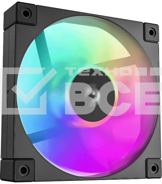 Вентилятор для корпуса DEEPCOOL FD12 черный, 120 мм, 2050 об/мин, 26.9 дБ, 4 pin