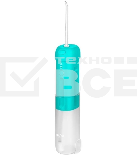 Ирригатор Kitfort КТ-2988 портатив. 2насад. белый/бирюзовый