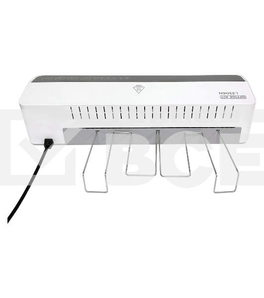 Ламинатор Office Kit L3306N белый/черный A3 (75-250мкм) 100см/мин (6вал.) хол.лам. лам.фото реверс