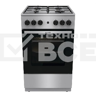 Плита газовая Gorenje GGI5A21XJ серебристый, конфорок 4 газовых, духовка 61 л, 50 см x 85 см x 59.4 см