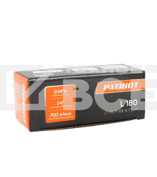 Лубрикатор PATRIOT L 180, 700 л/мин, 8 бар, резьба 1/4