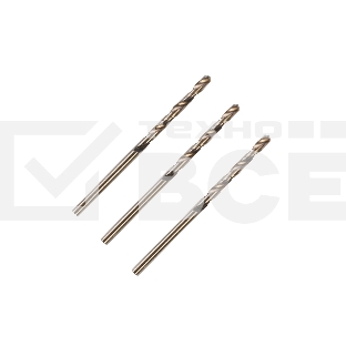 Сверло EDGE by PATRIOT по металлу 3.0 мм, 3 шт в блистере