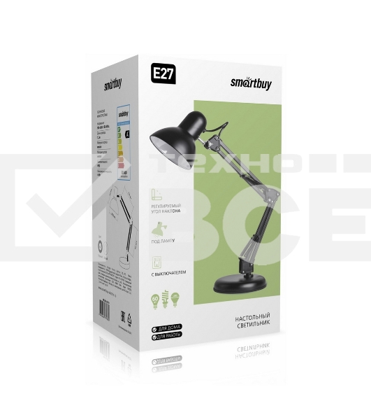 Светильник настольный Smartbuy (SBL-DL-E27-b) 60W/E27