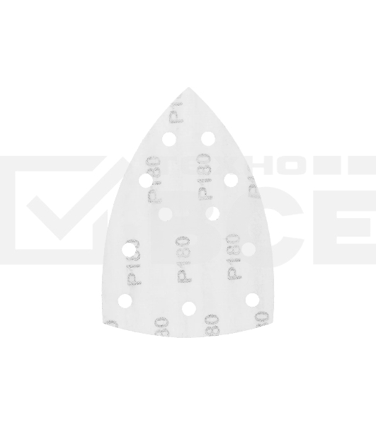 Треугольник абразивный Denzel на ворc. подложке под 