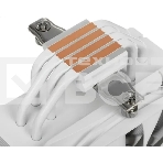 Кулер для процессора PCCooler PALADIN 400 WH (200W, 4-pin PWM, 157мм, Al/Cu, 4x6мм, 1x130мм, 76.85CFM, 29dBA, 1600RPM, S: 1851/1700/1200/115X, AM5/AM4, белый), фото2