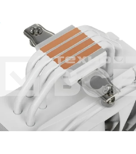 Кулер для процессора PCCooler PALADIN 400 WH (200W, 4-pin PWM, 157мм, Al/Cu, 4x6мм, 1x130мм, 76.85CFM, 29dBA, 1600RPM, S: 1851/1700/1200/115X, AM5/AM4, белый)