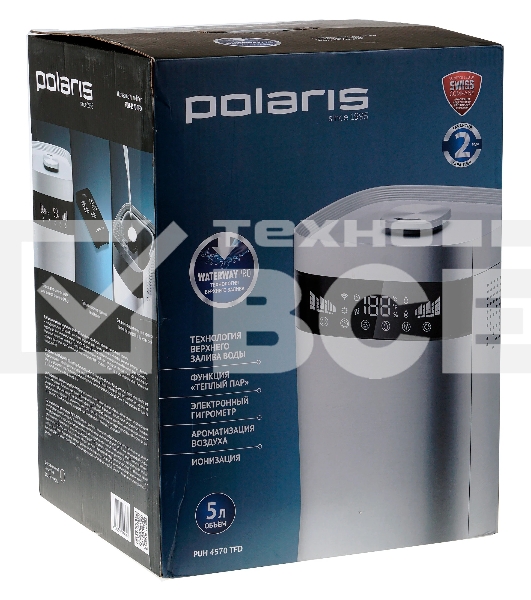 Увлажнитель воздуха Polaris PUH 4570 TFD серебрянный