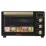 Мини-печь Kraft KF-MO 3506 KGLB (черный/золото) с дисплеем, фото9